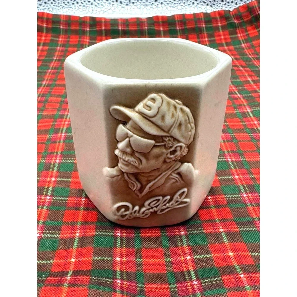 NASCAR Dale Earnhardt 3 Ceramic‎ Hexagon Shot Glass